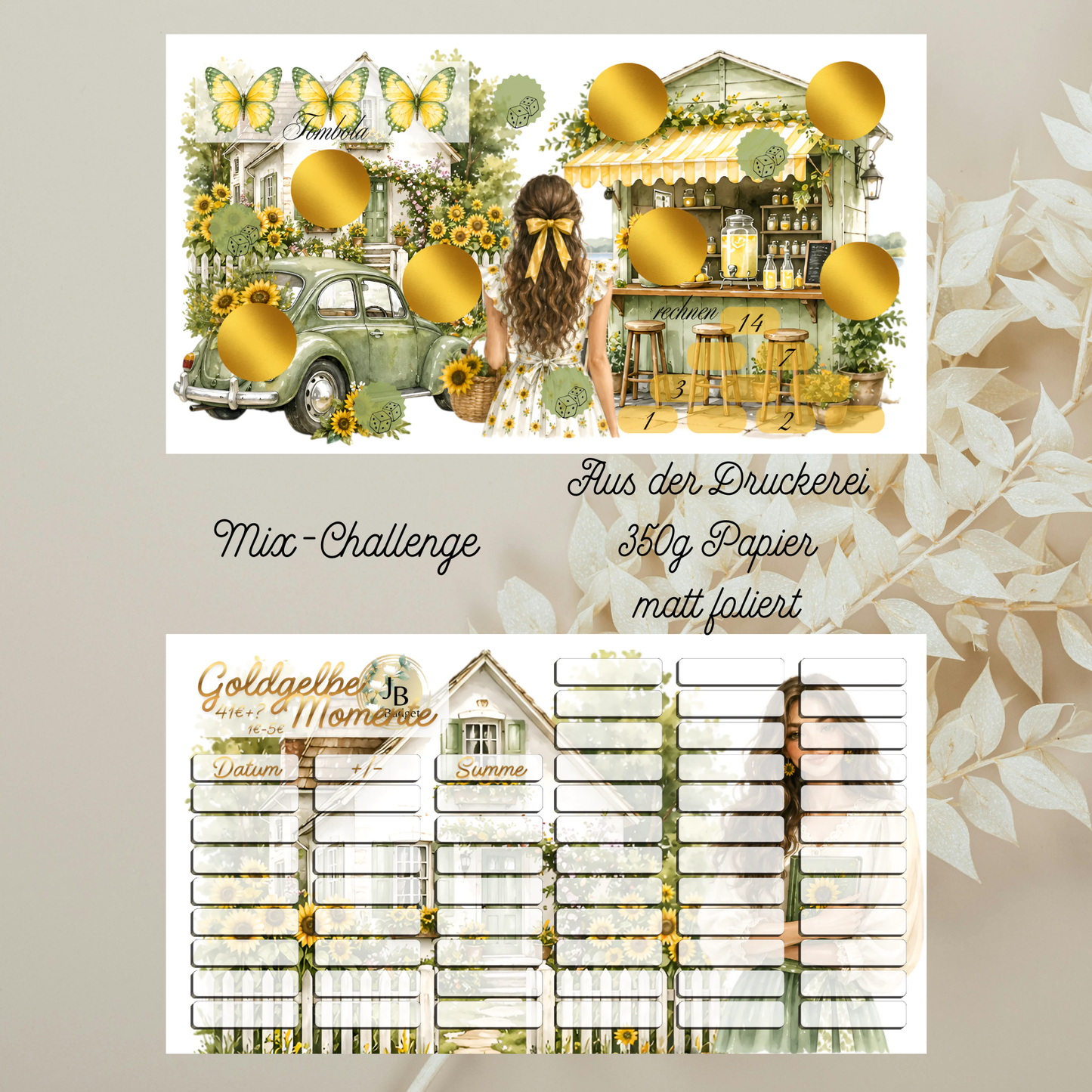 Goldgelbe Momente Sparchallenge