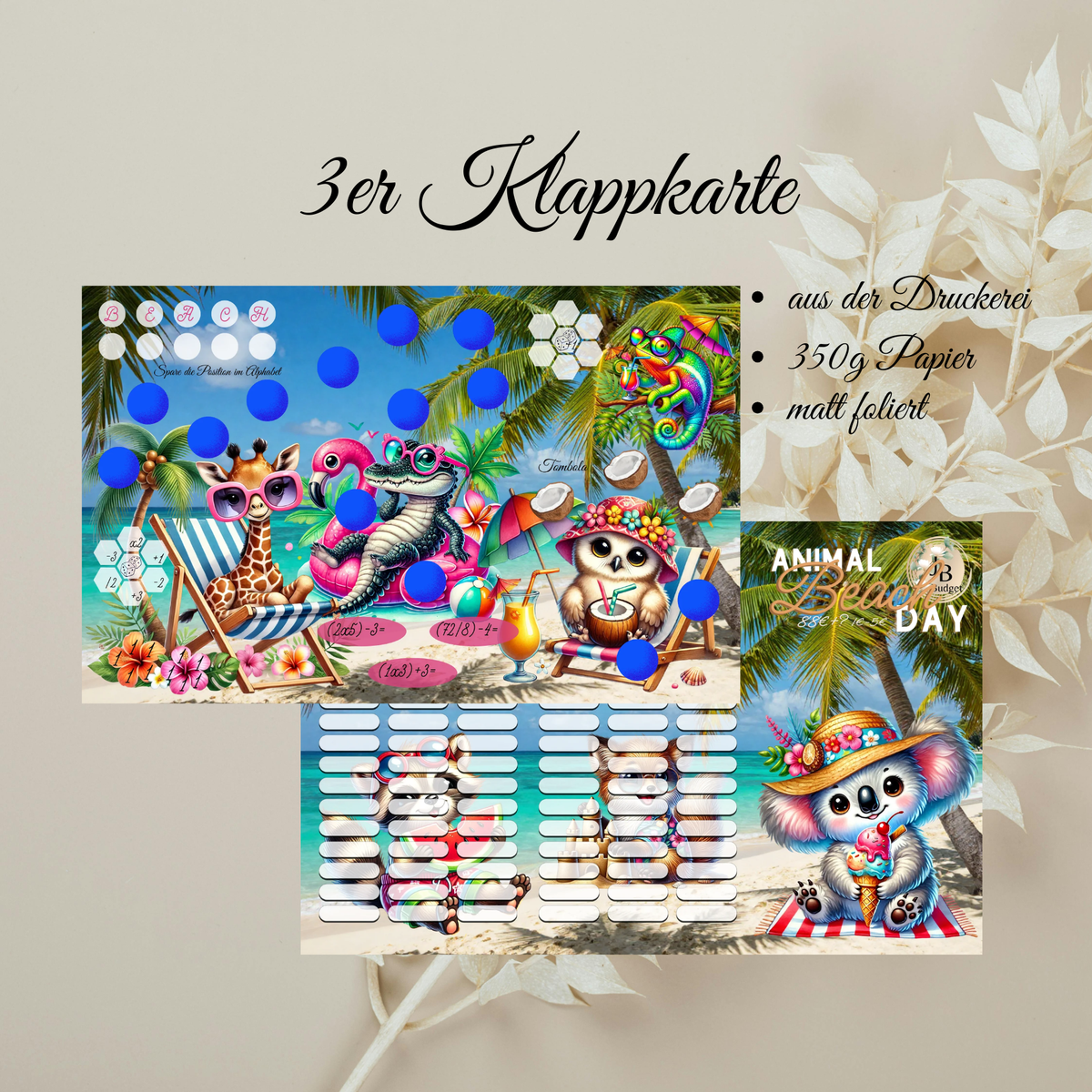 Animal Beach Sparchallenge ( Achtung B-Ware)