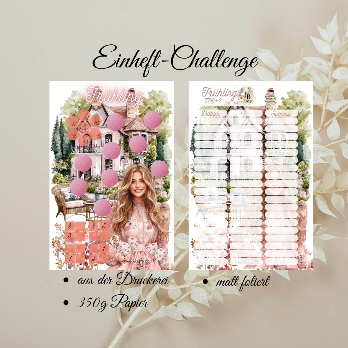 Frühling Einheft-Challenge