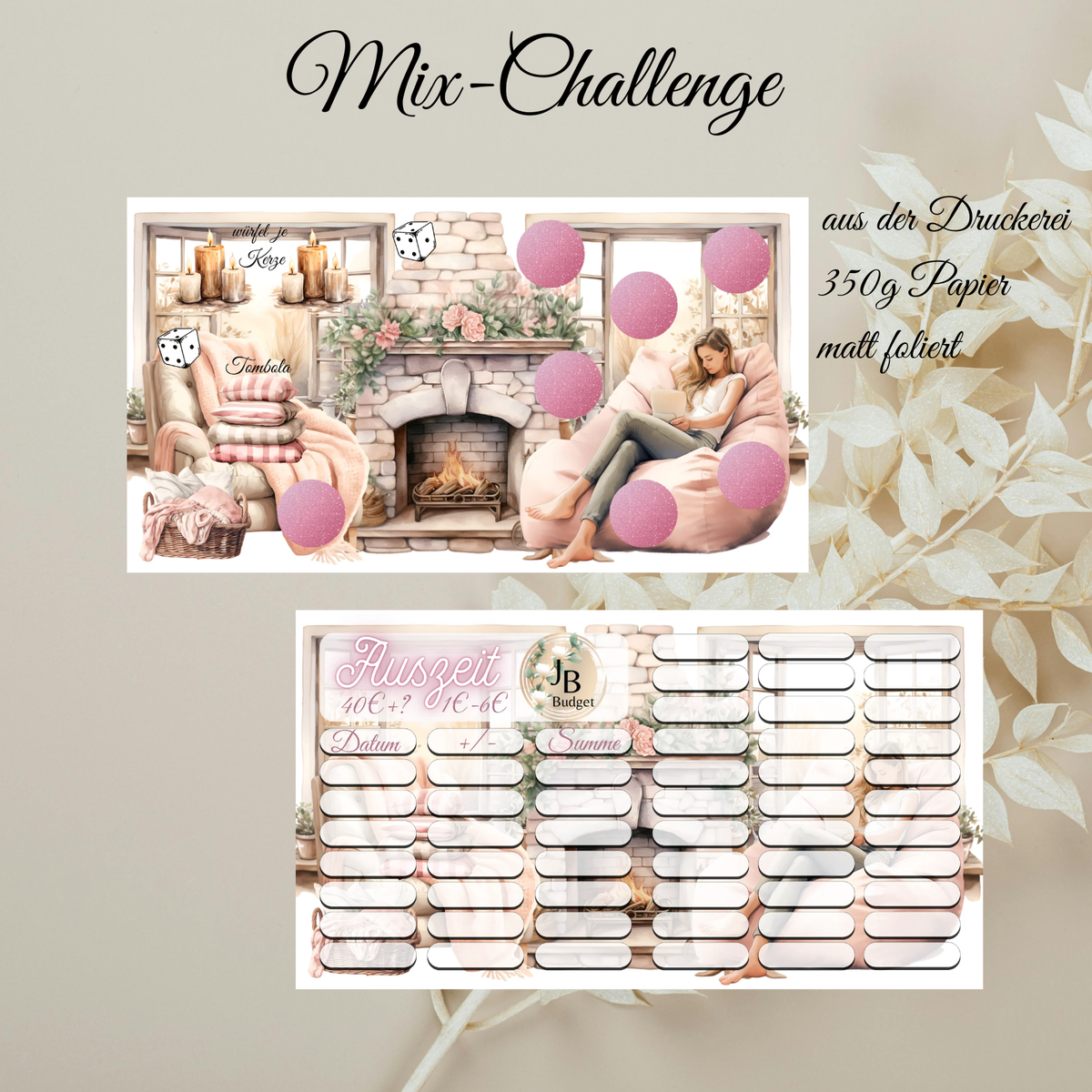 Sparchallenge Auszeit