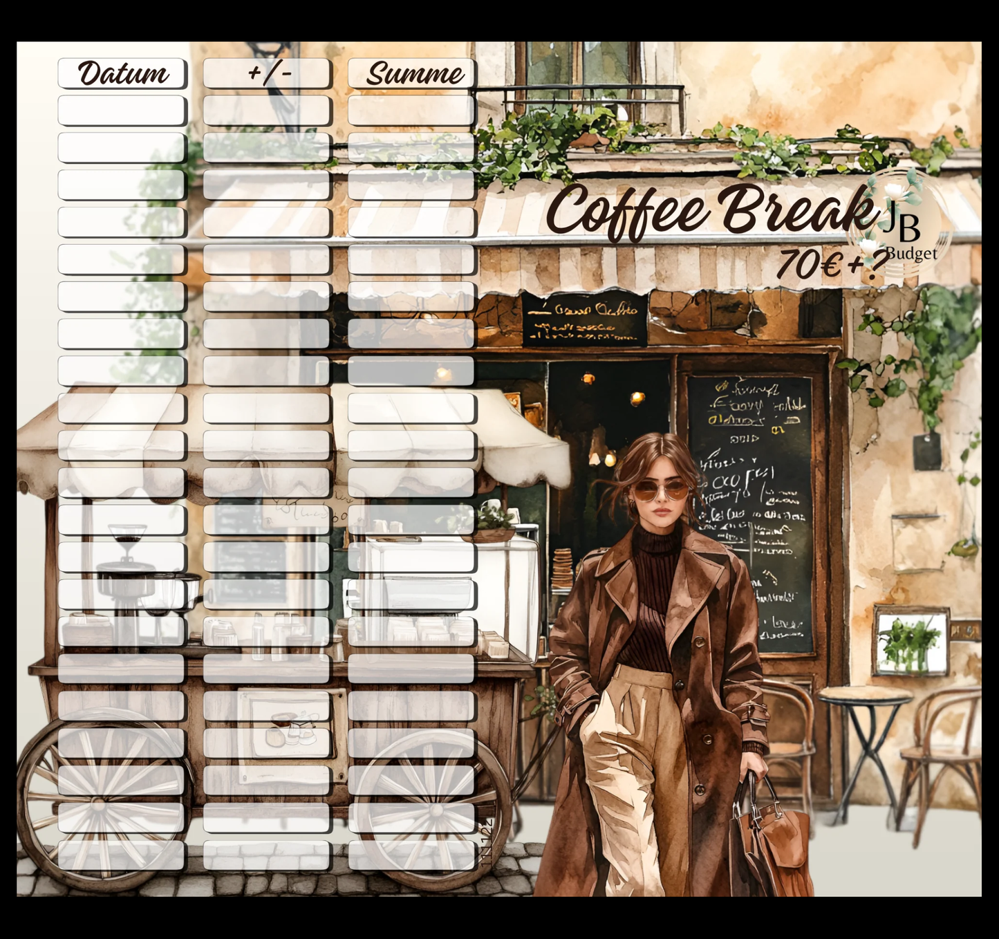 Coffee Break Klappkarte