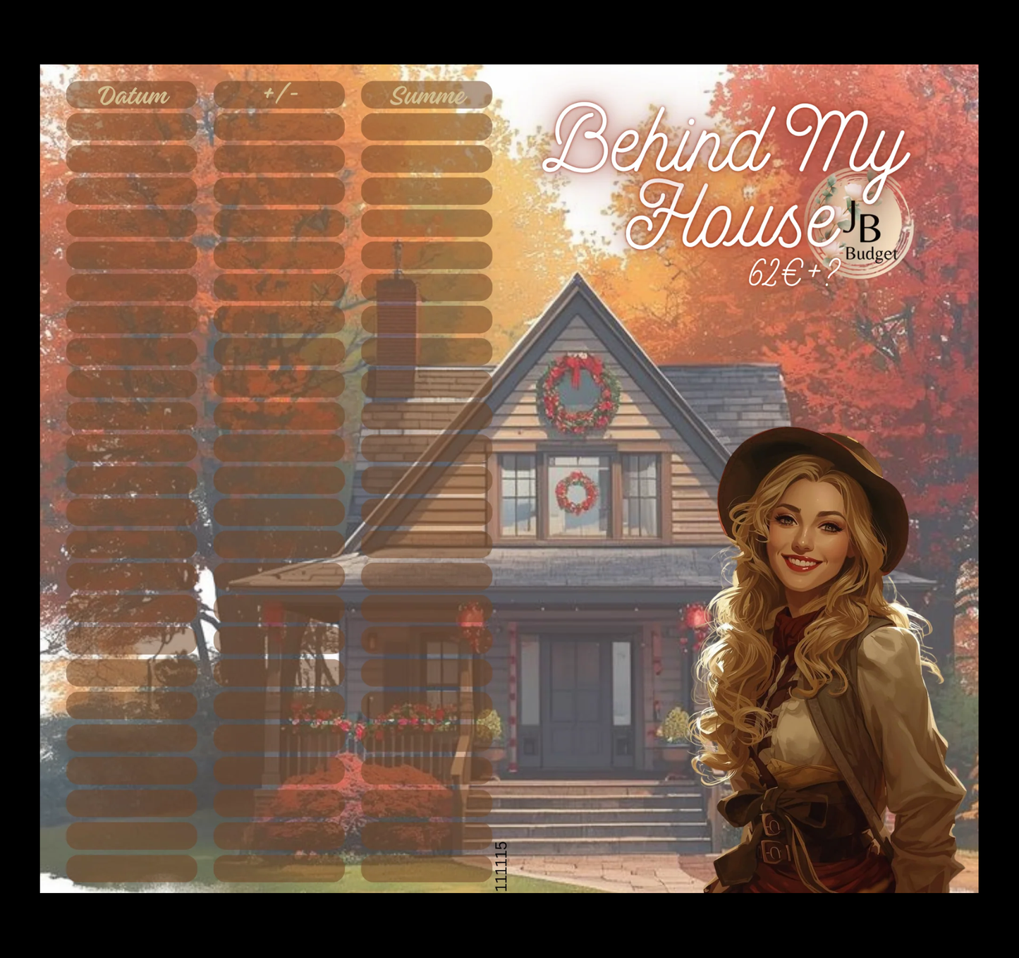 Behind my House Klappkarte