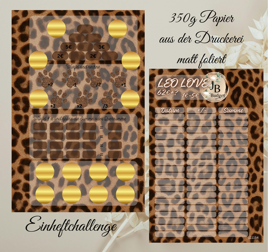 Leo Love Einheftchallenge