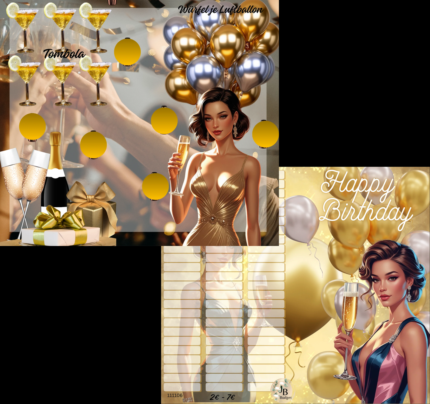 Happy Birthday Klappkarte