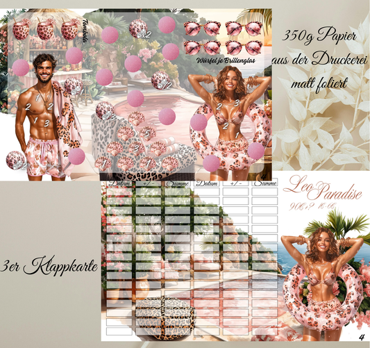 Leo Paradise Sparchallenge 3er Klappkarte (B-Ware)