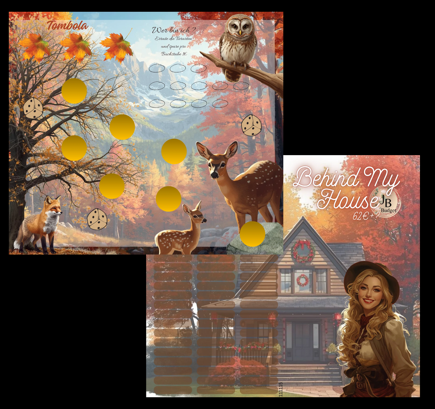 Behind my House Klappkarte