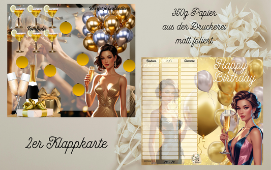Happy Birthday Klappkarte