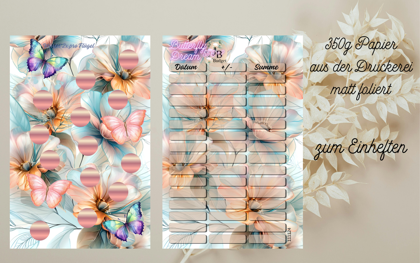 Butterfly Einheft-Challenge