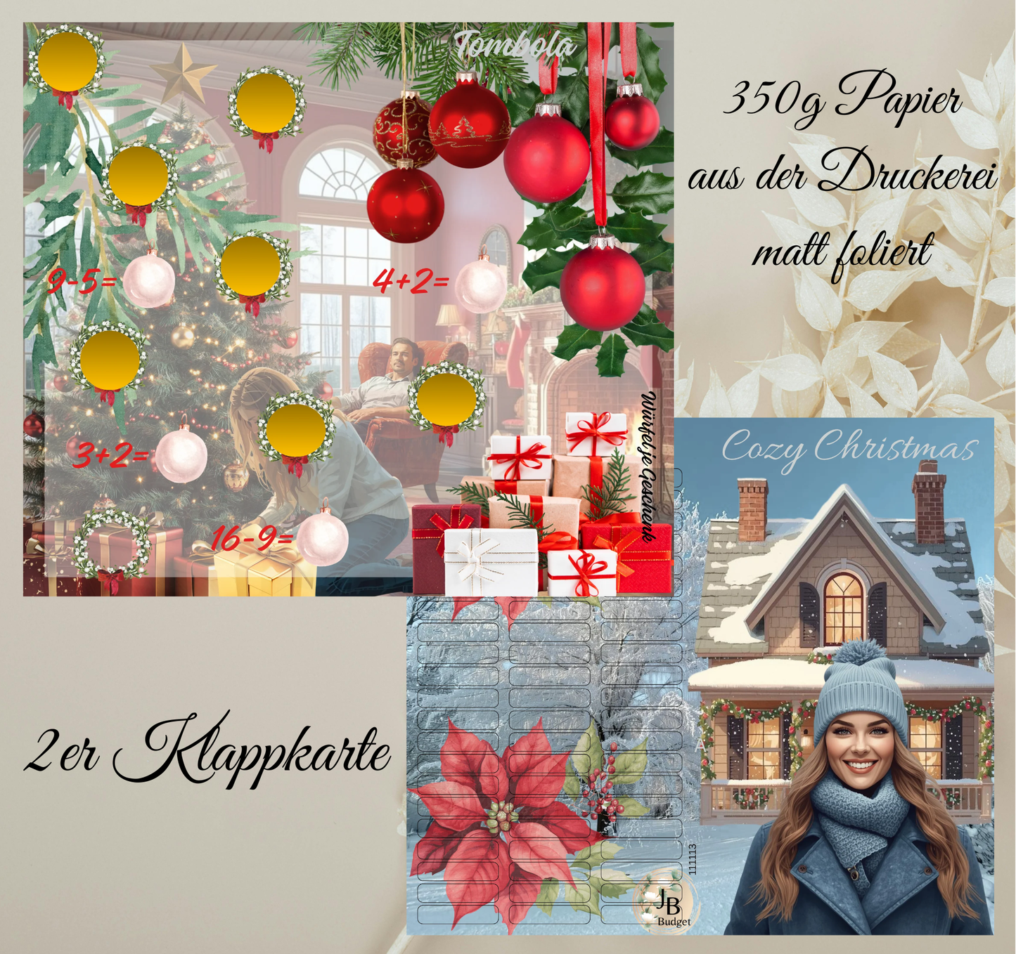 Cozy Christmas Klappkarte
