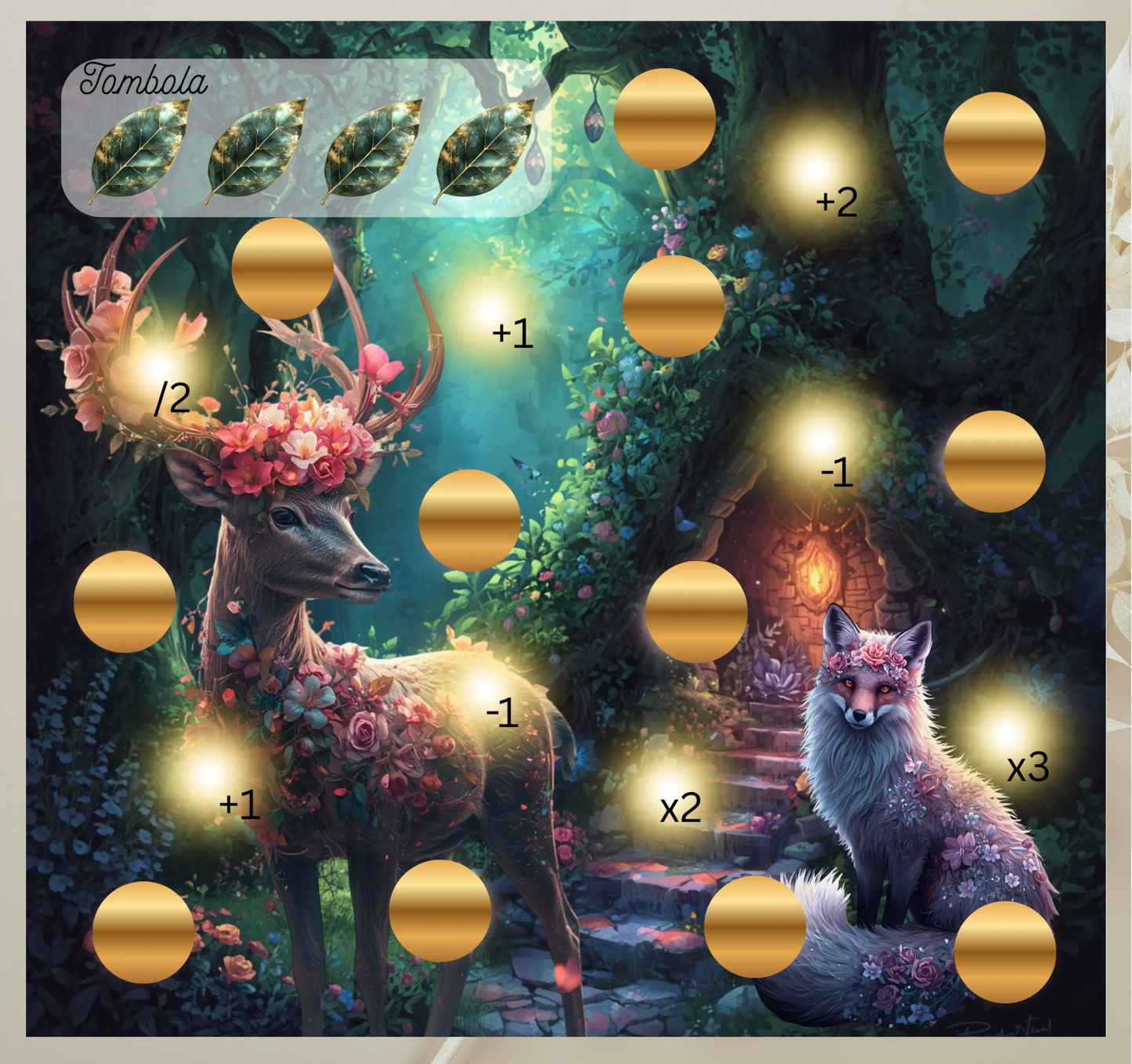 Floral Forest Sparchallenge 2er Klappkarte