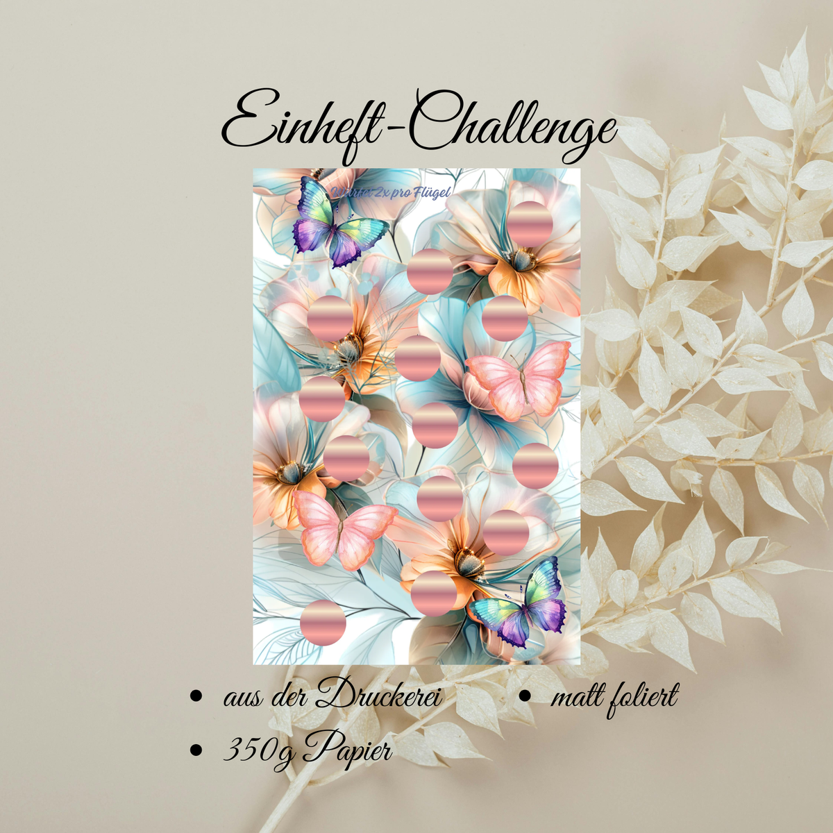 Butterfly Einheft-Challenge
