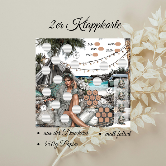 Boho Vibes 2er Klappkarte Sparchallenge