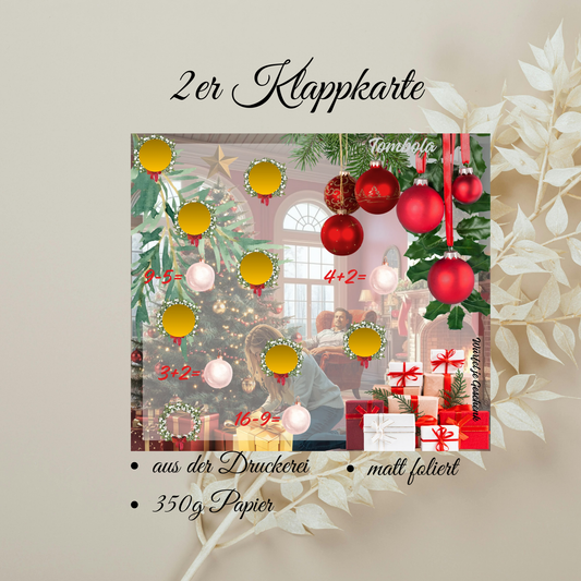 Cozy Christmas 2er Klappkarte