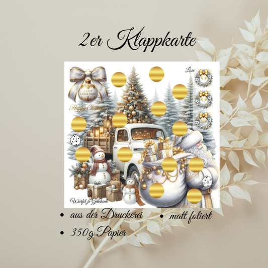 Merry Christmas 2er klappkarte