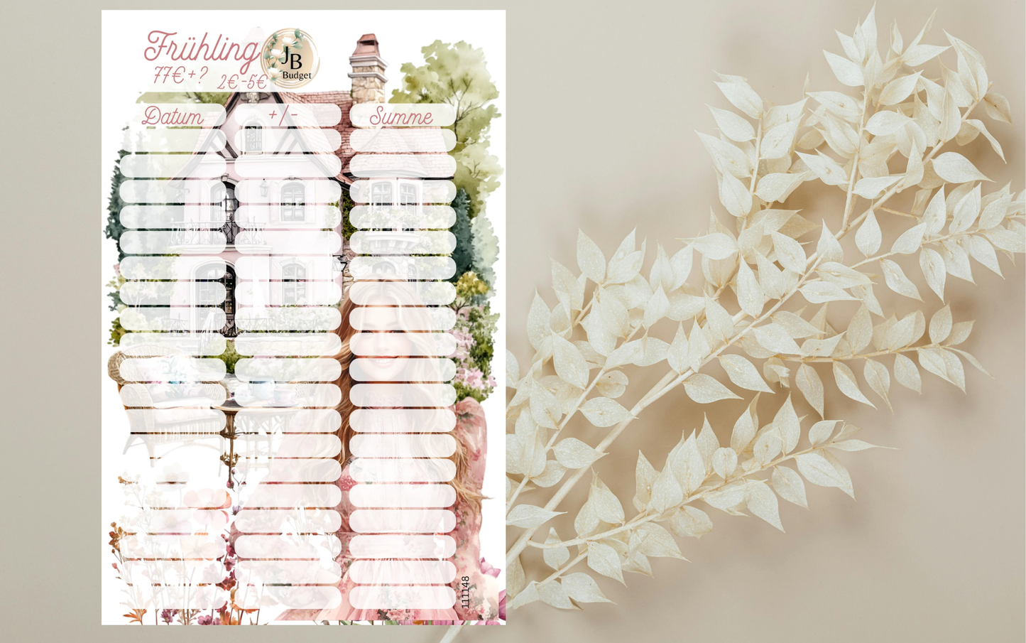 Frühling Einheft-Challenge
