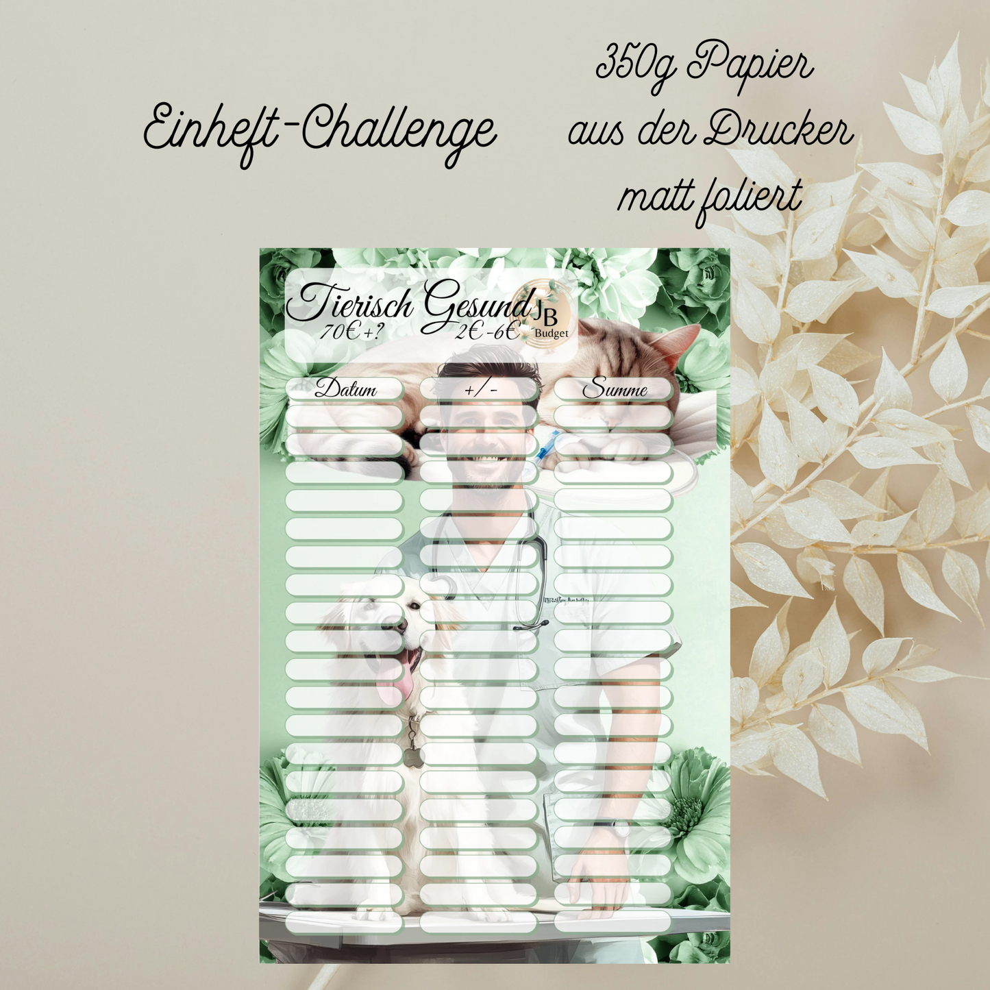 Tierisch Gesund Sparchallenge