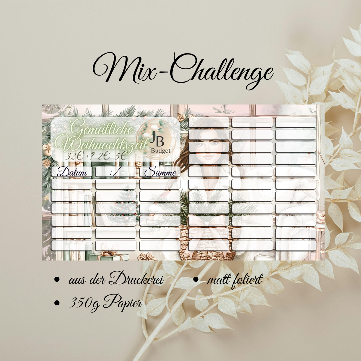 Gemütliche Weihnachten Mix-Challenge