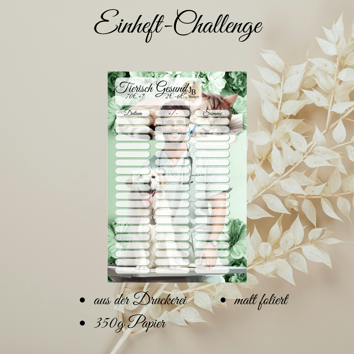 Tierisch Gesund Sparchallenge