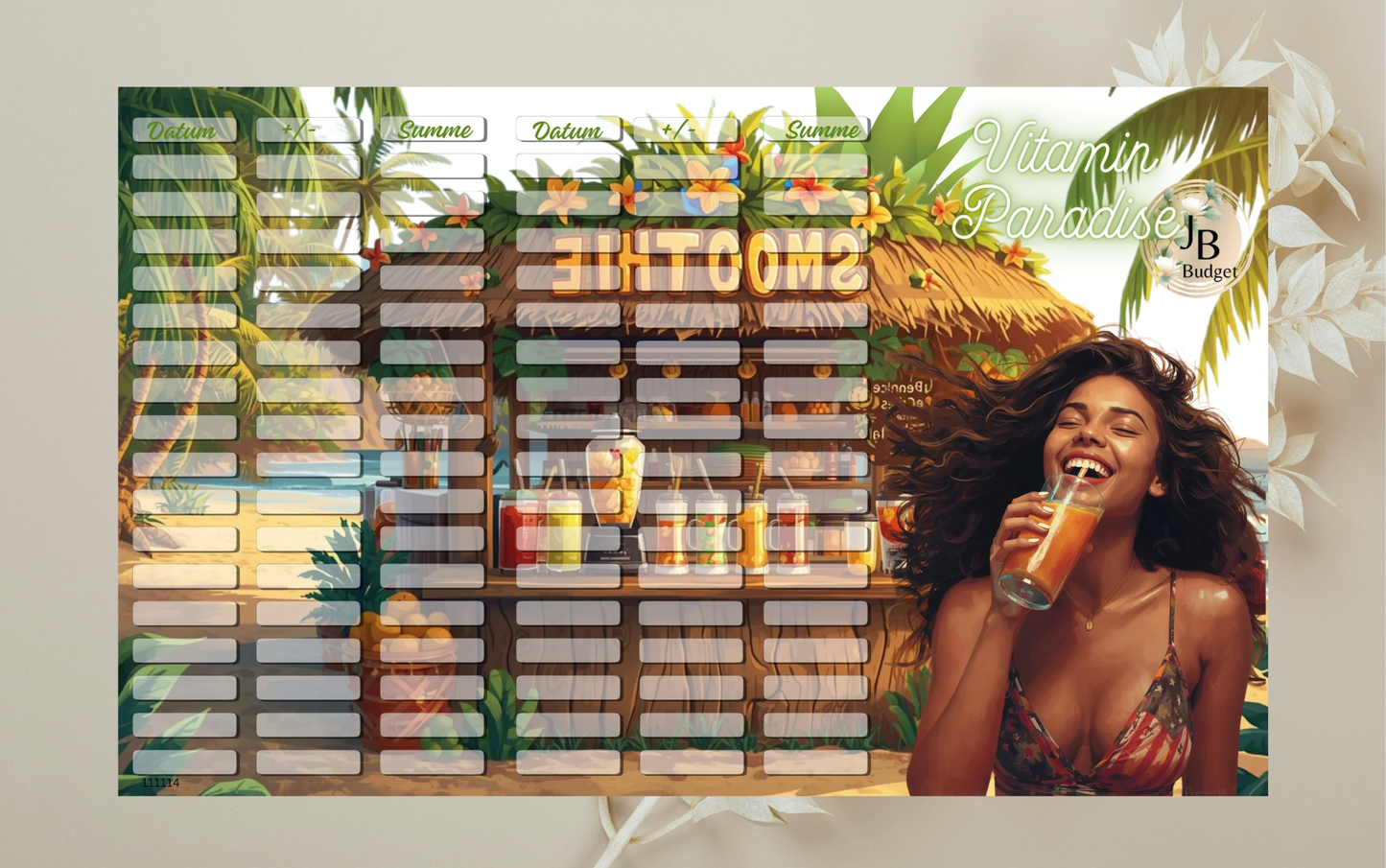Vitamin Paradise 3er Klappkarte B-Ware