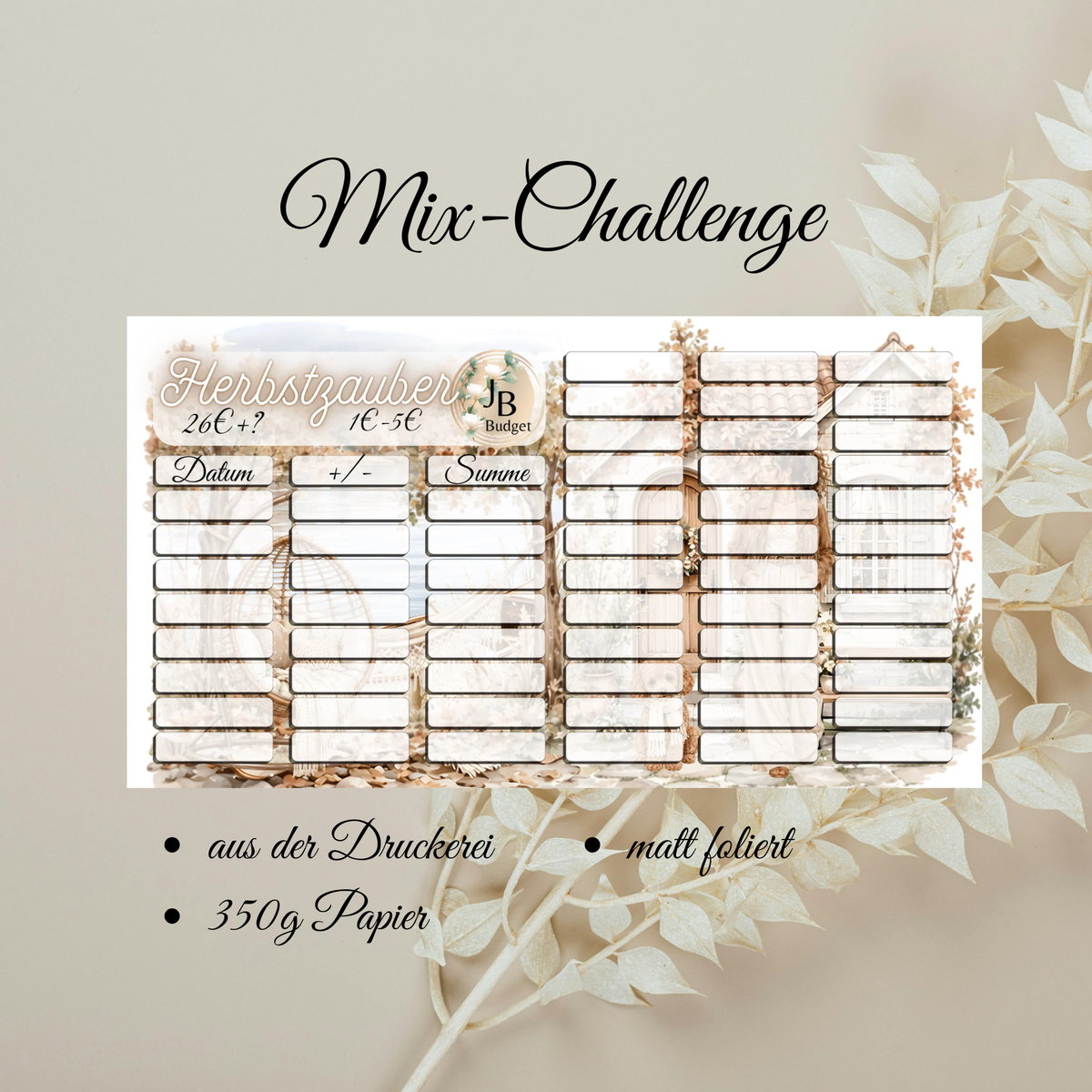 Herbstzauber Mix-Challenge