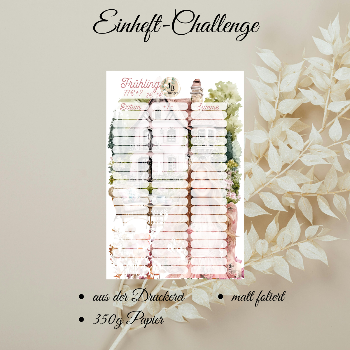 Frühling Einheft-Challenge